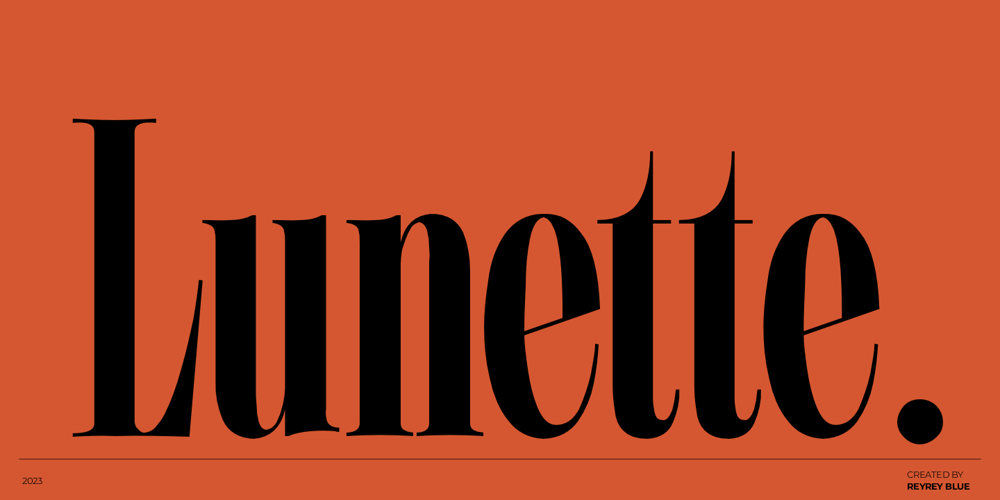 Lunette font