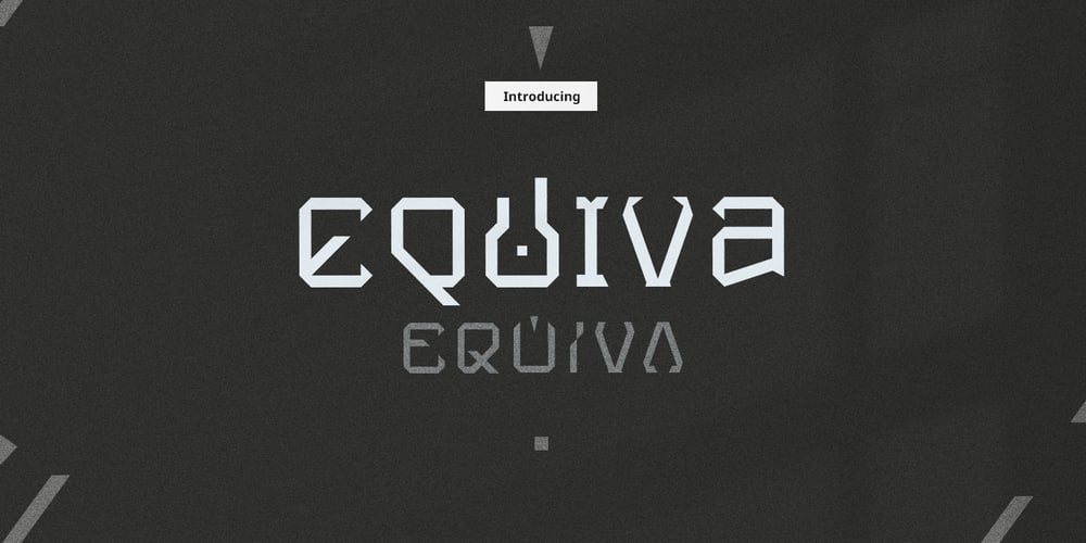 Equiva font