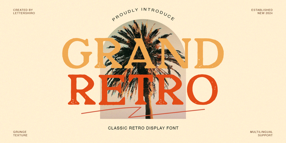 Grand Retro font