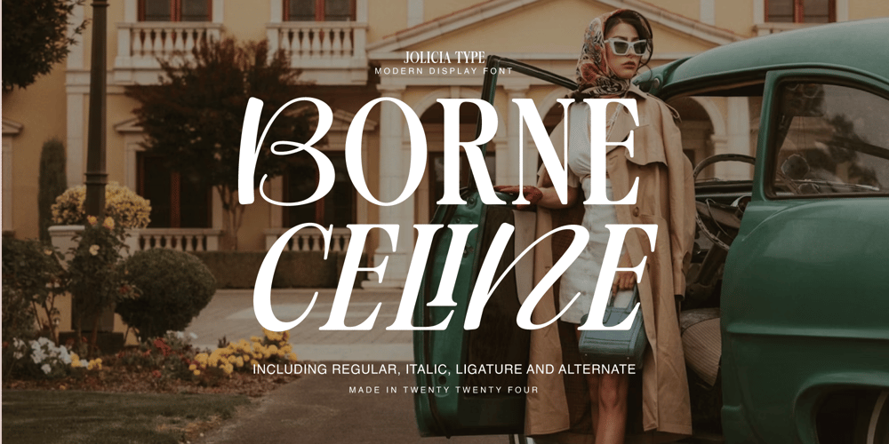 Borne Celine font