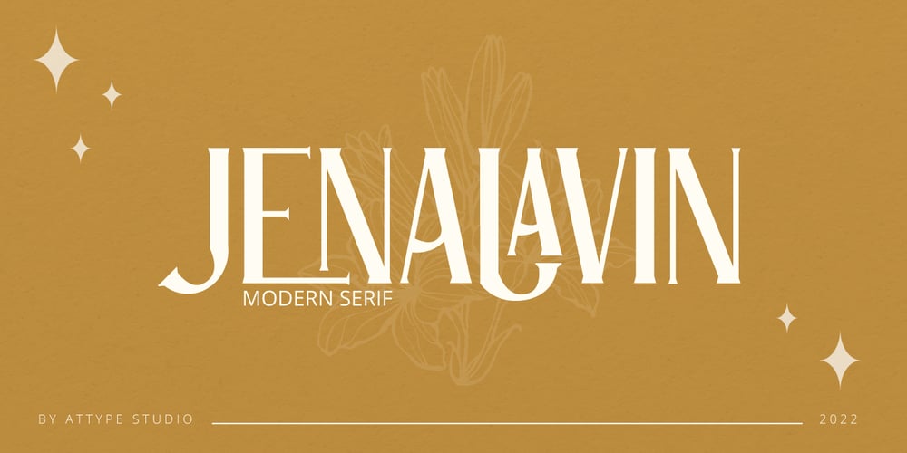 Jenalavin font