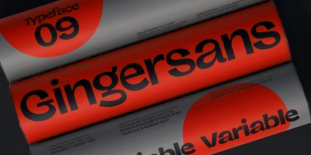 Gingersans font