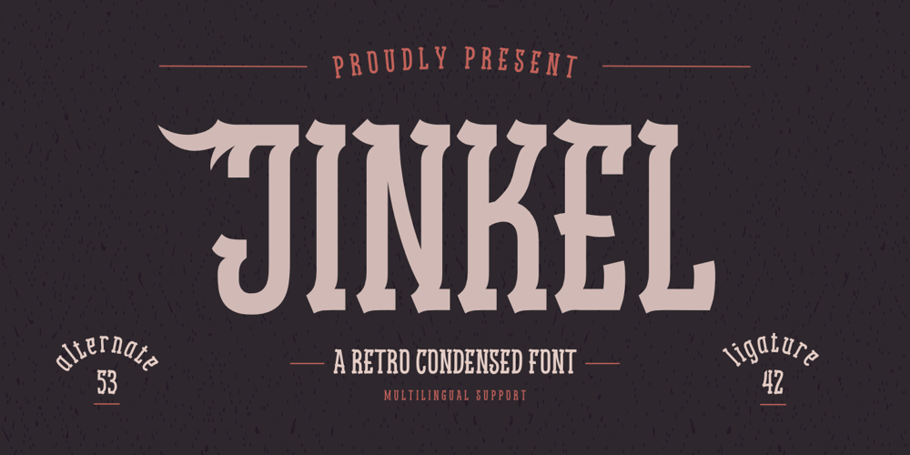 Jinkel font