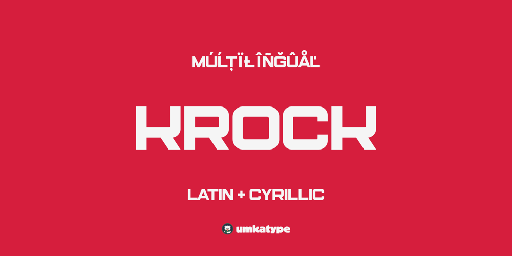 Krock font