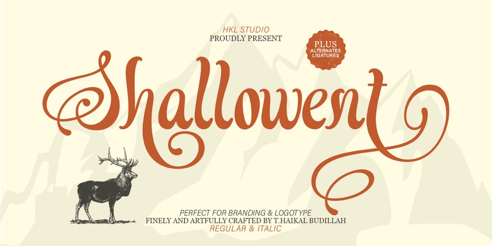 Shallowent font