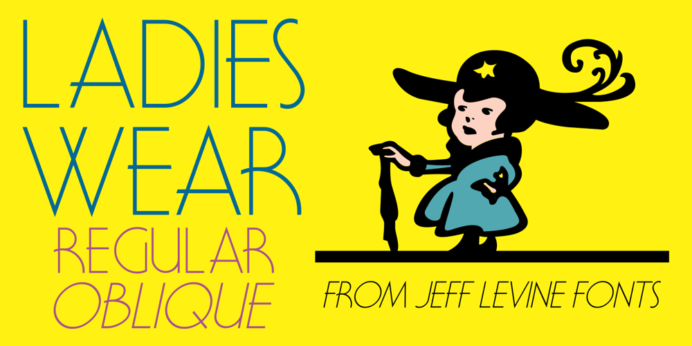 Ladies Wear JNL font