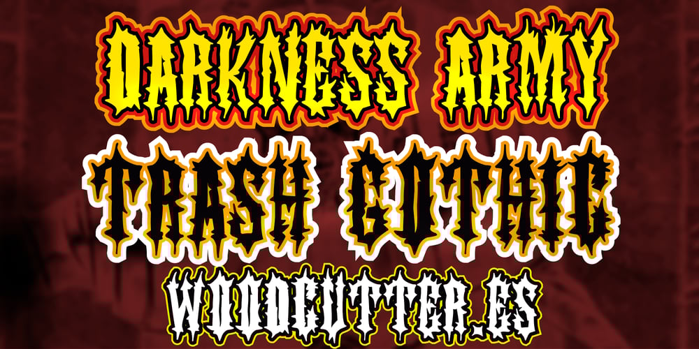 Darkness Army font