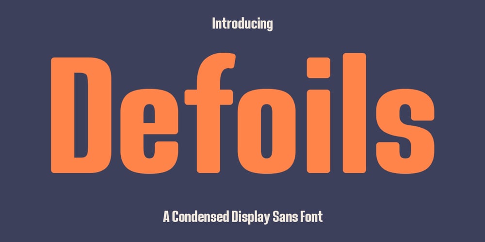 MC Defoils font