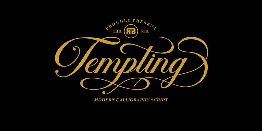 Tempting font
