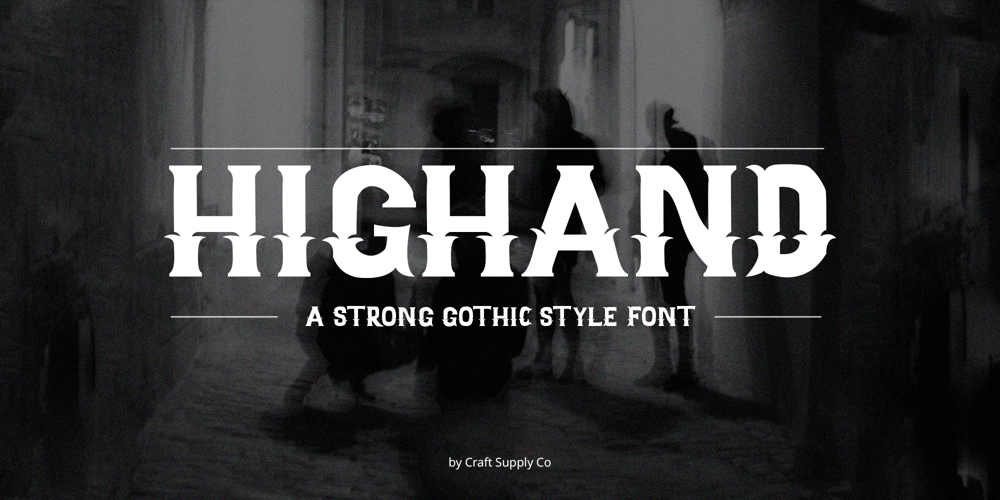 Highand font