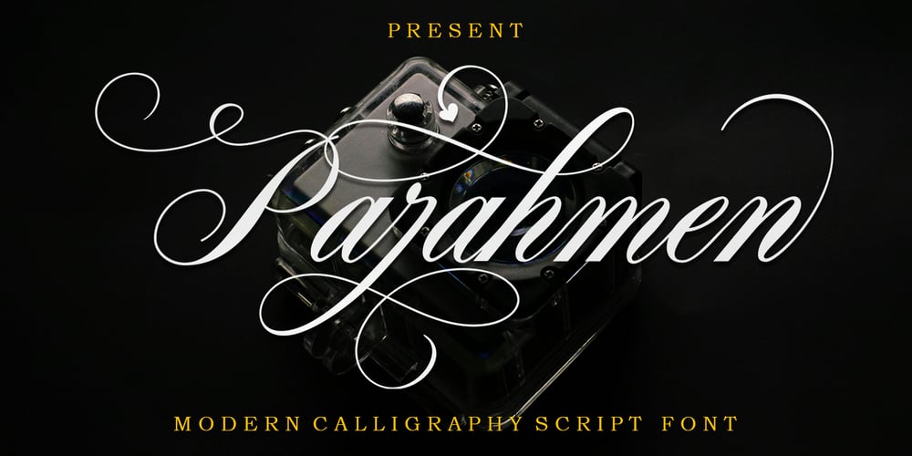 Parahmen font
