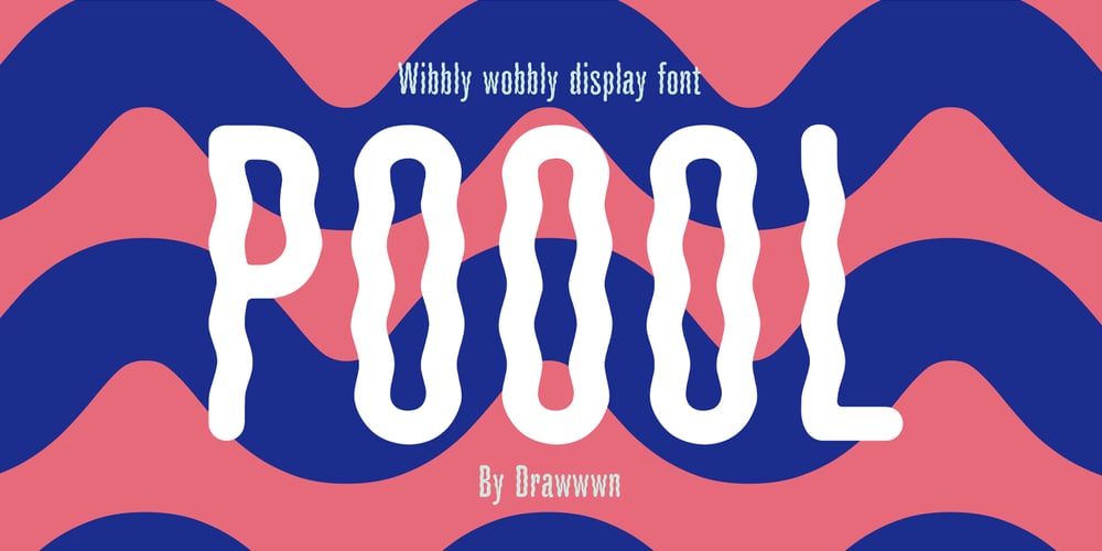 Poool font