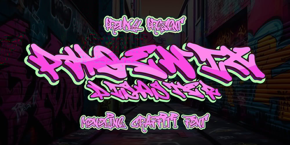 Phoenix Disaster Graffiti font