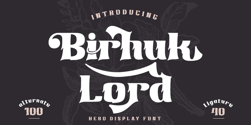 Birhuk Lord font