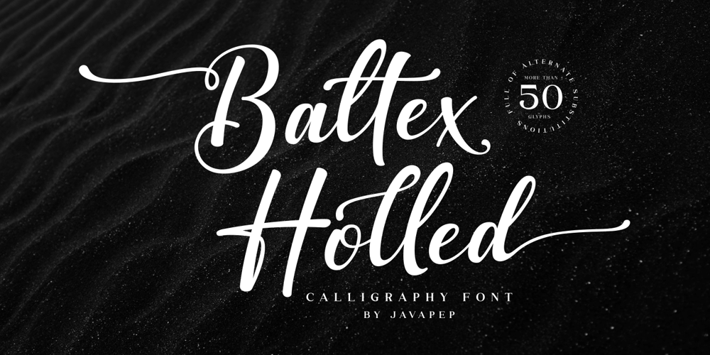 Baltex Holled font
