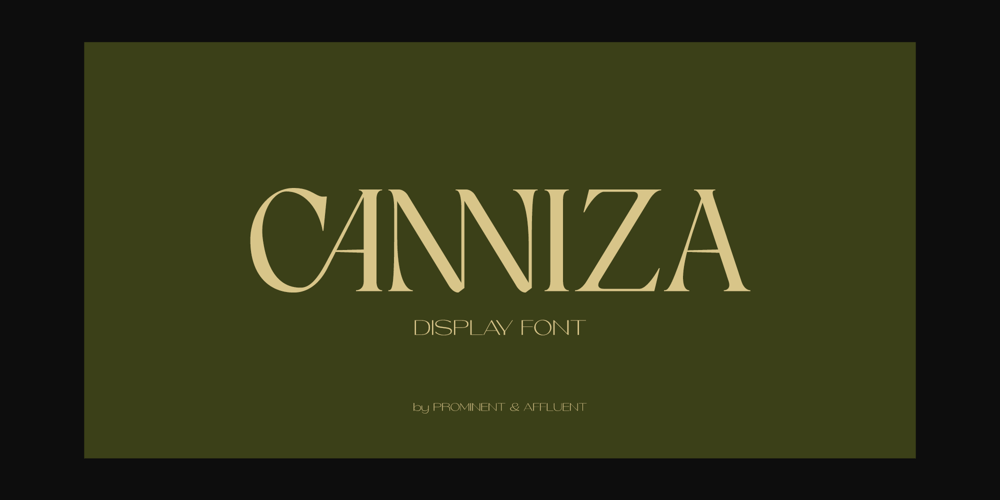 Canniza font