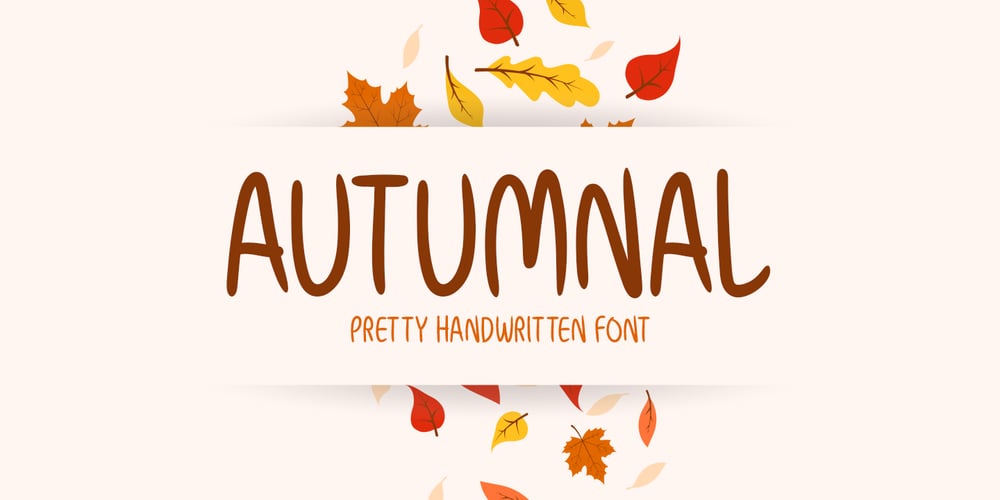 Autumnal font