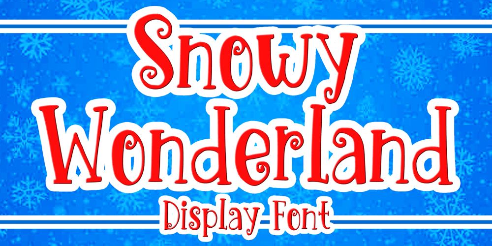 Snowy Wonderland font