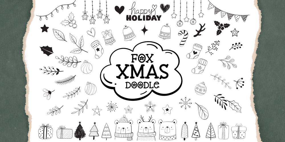 Fox Xmas Doodle font