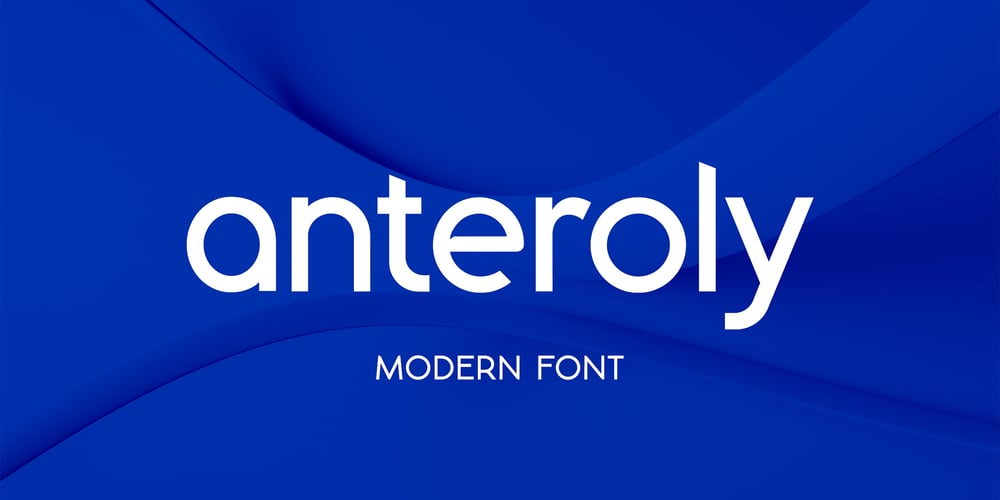 Anteroly font