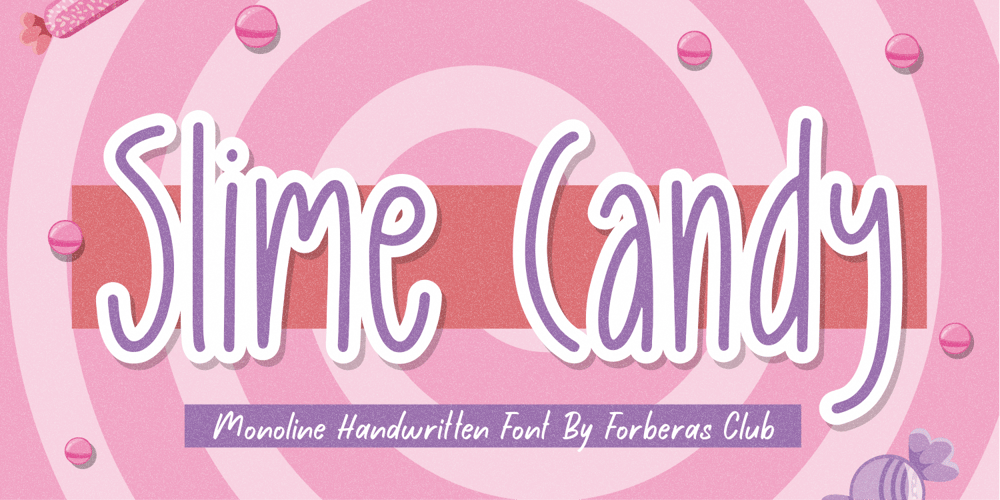 Slime Candy font