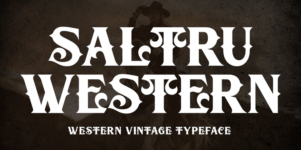 Saltru Western font