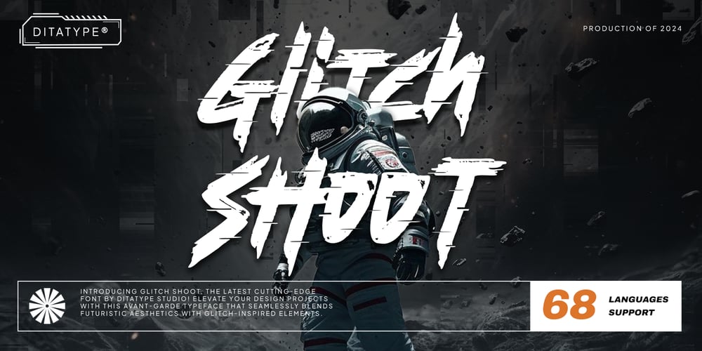 Glitch Shoot font