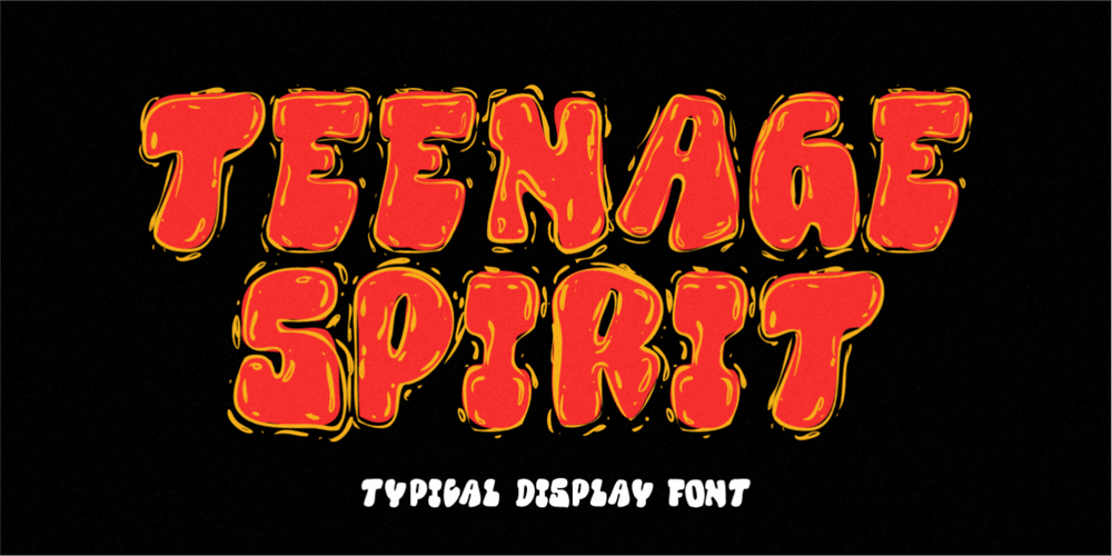 Teenage Spirit font