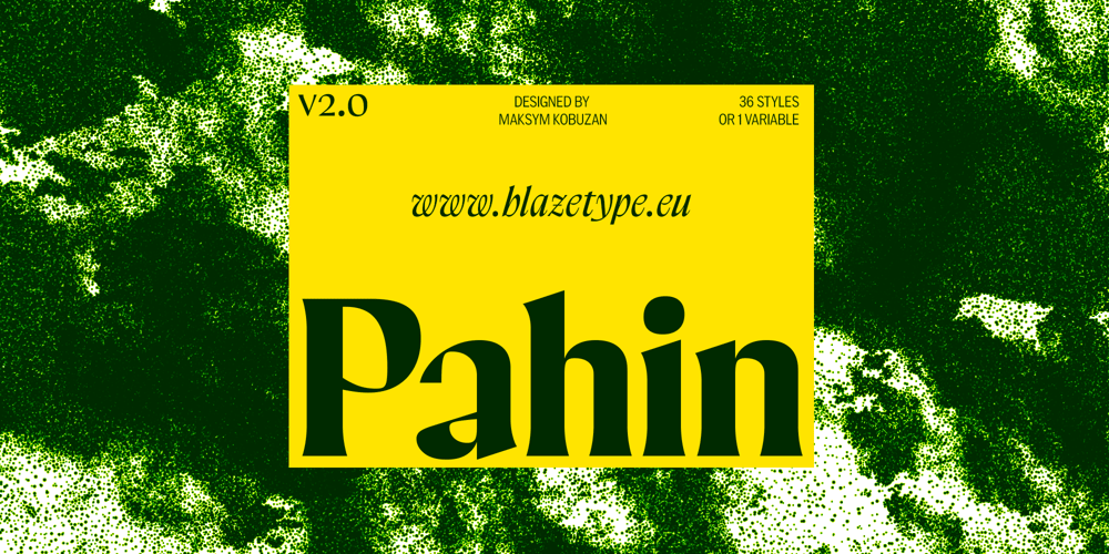 Pahin Variable font