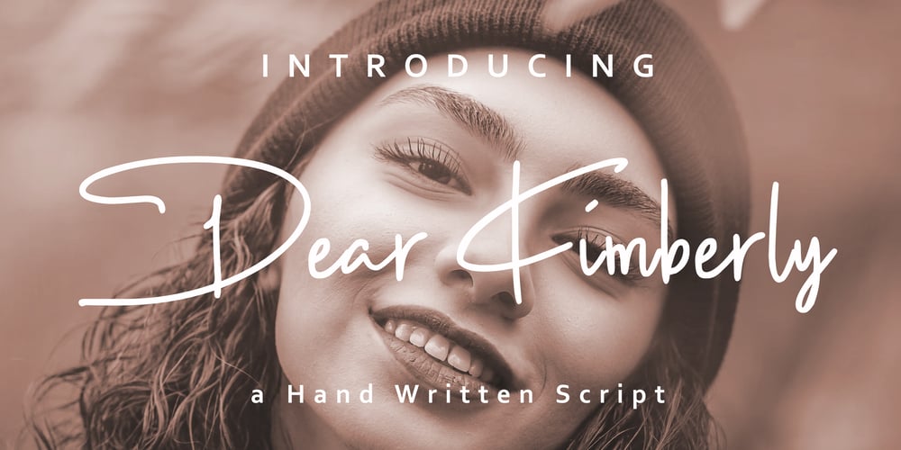 Dear Kimberly font