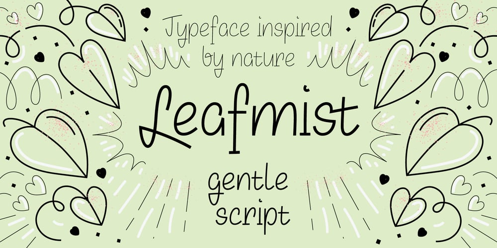 Leafmist font