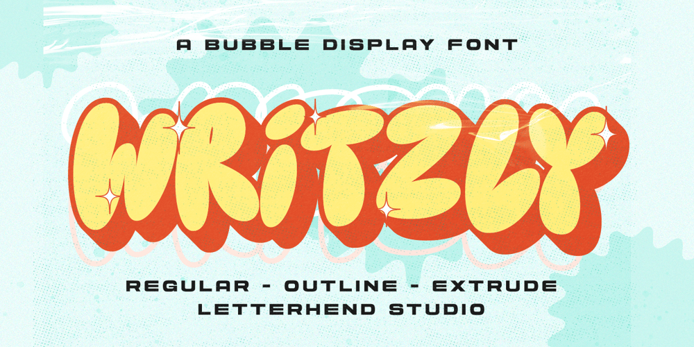 Writzly font