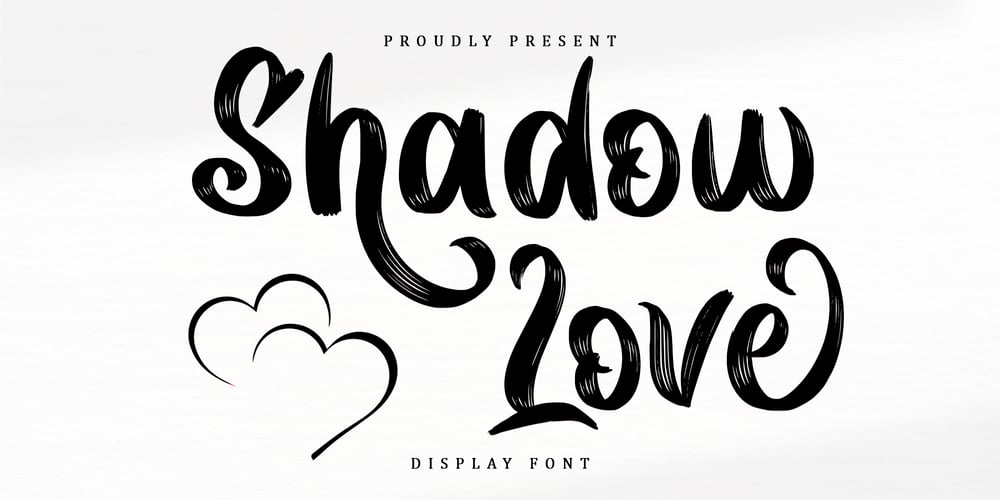 Shadow Love font