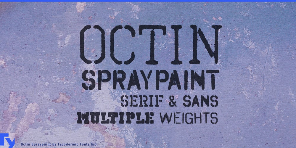 Octin Spraypaint font