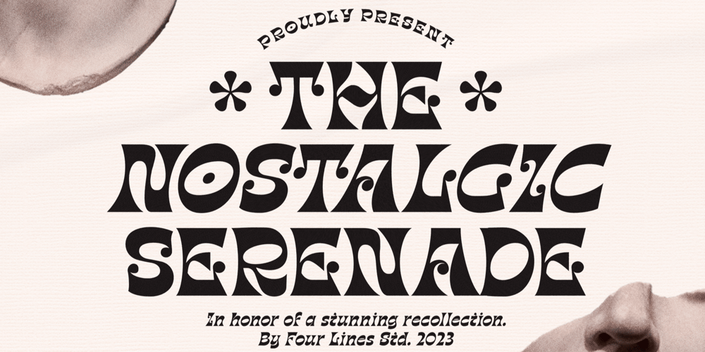 Nostalgic Serenade font
