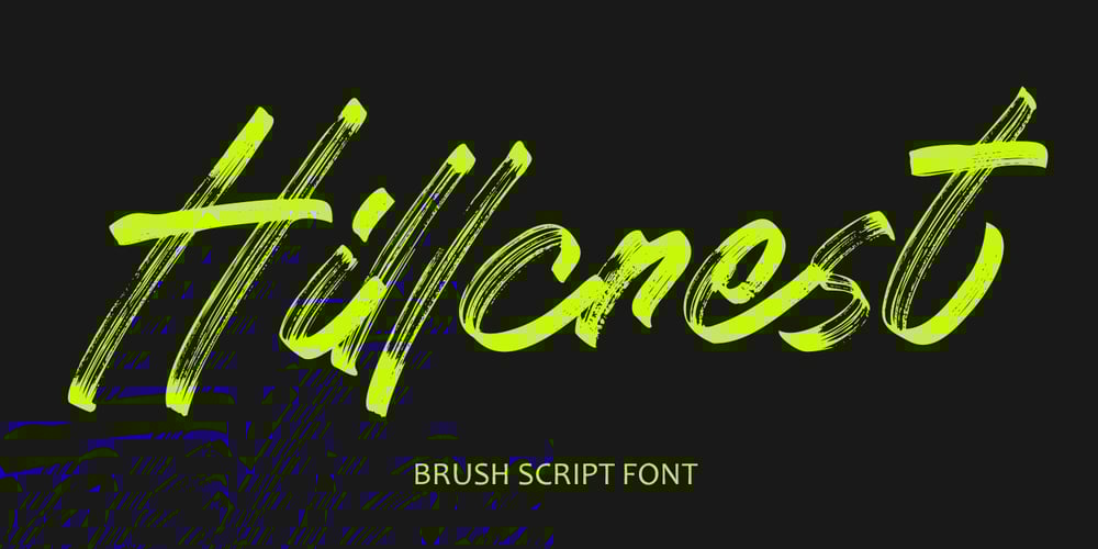 Hillcrest font