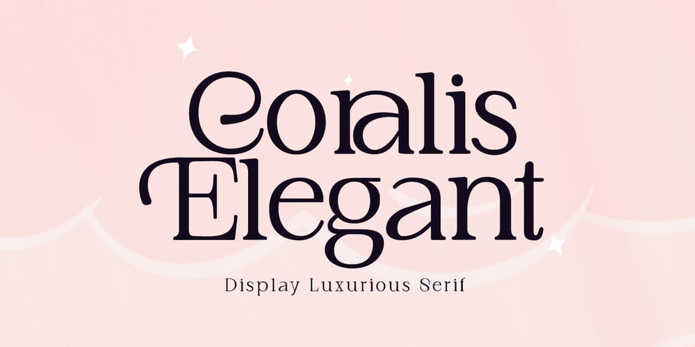 Coralis Elegant font