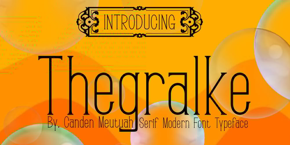 Thegralke font