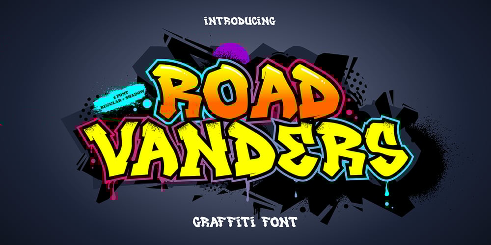 Road Vanders Graffiti font