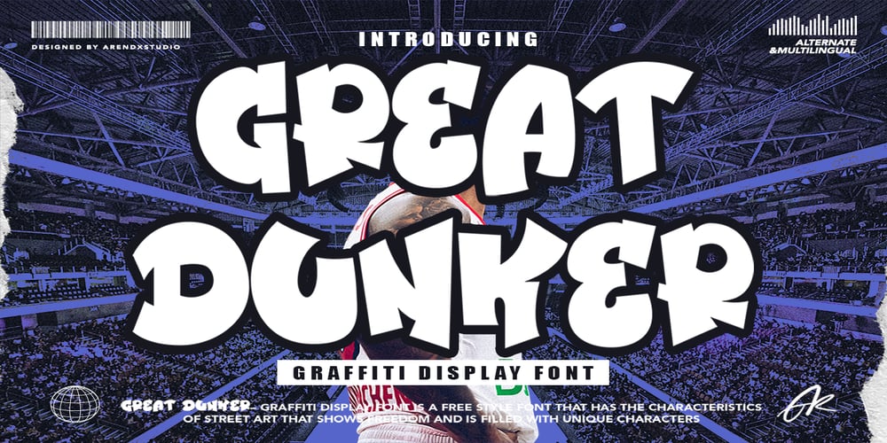 Great Dunker font