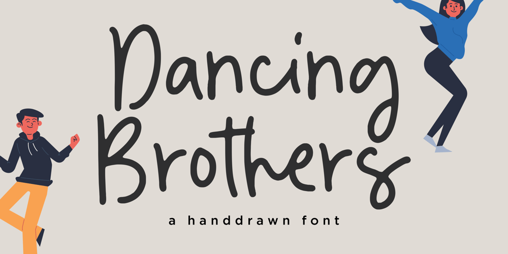 Dancing Brothers font
