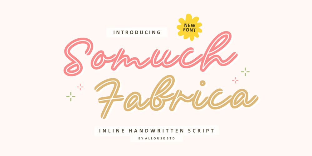 Somuch Fabrica font