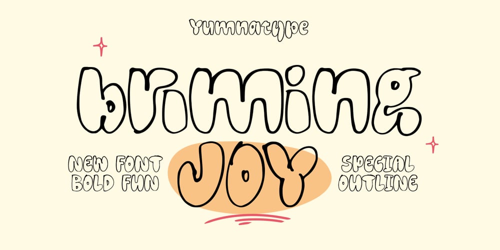 Briming Joy font