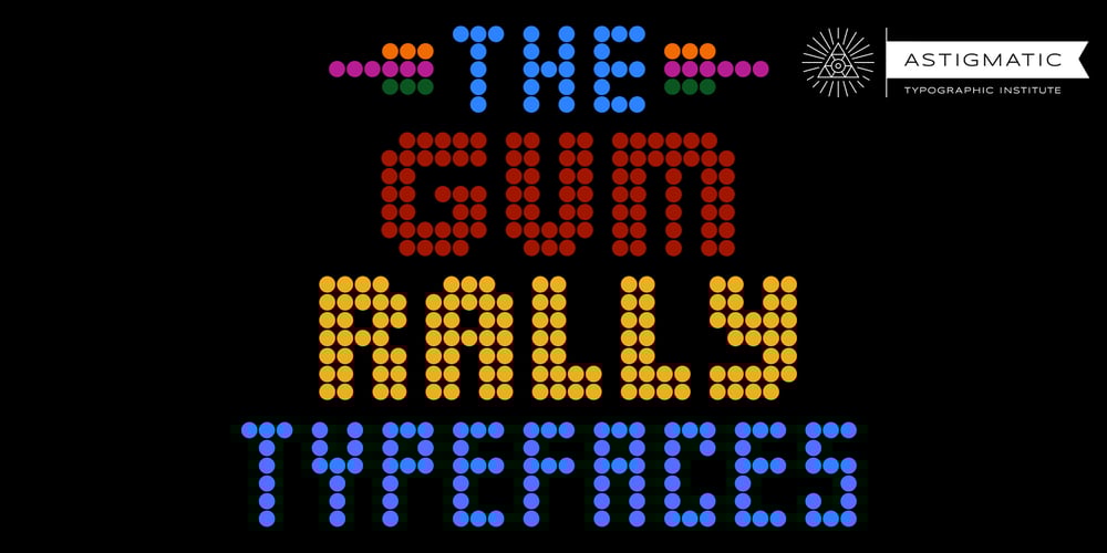 Gum Rally AOE font