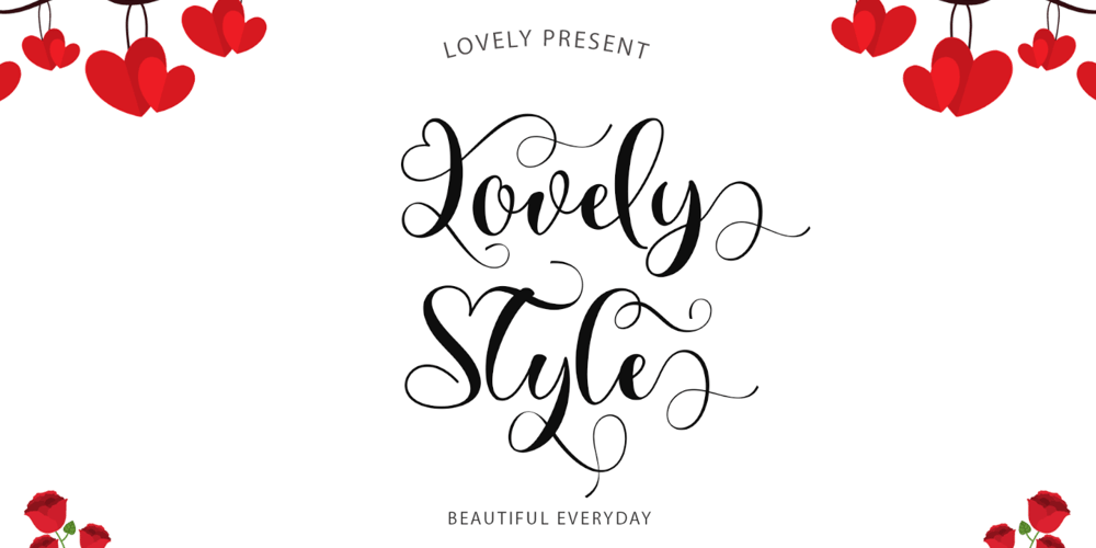 Lovely Style font