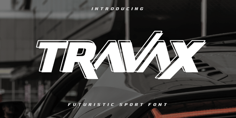 Travax font