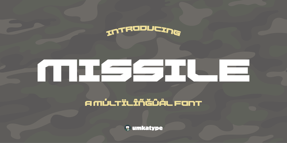 Missile font