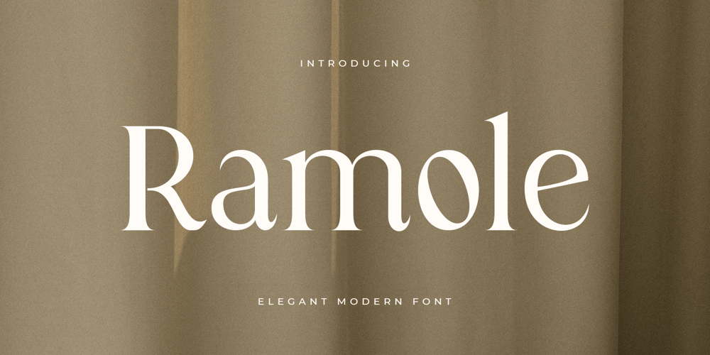 Ramole Style font