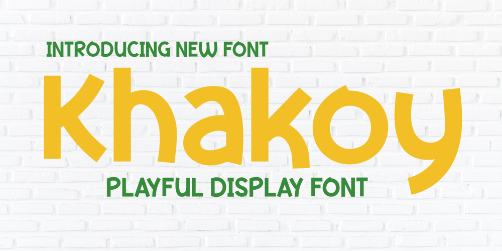 Khakoy font