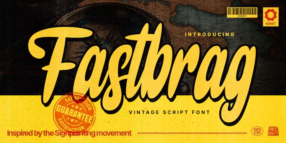 Fastbrag font